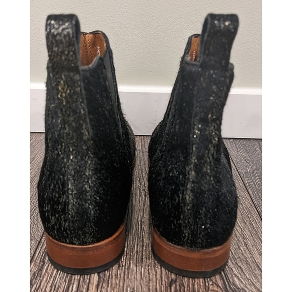 Intropia Leather and Calf Hair Black Short Boots Size EU 40 - Picture 13 of 13